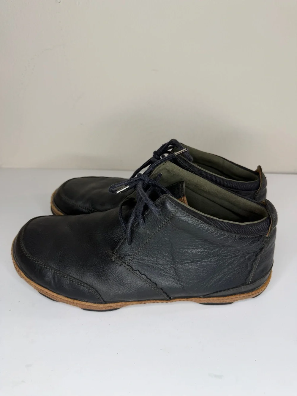 Olukai Hamakua  Leather Chukka Ankle Lace Up Boots Men Size 44 US 11 Comfort